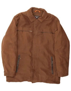 DOCKERS Mens Windbreaker Jacket UK 40 Large Brown Polyester VH01 - Picture 1 of 4