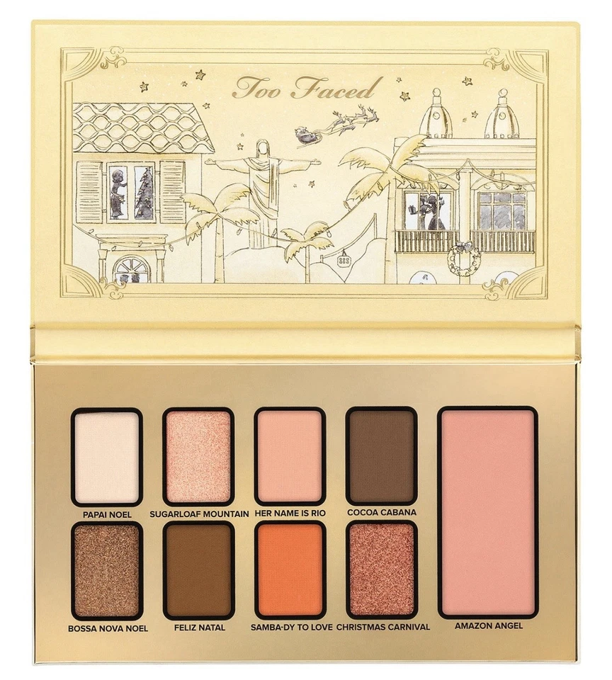 Too Faced Christmas in Rio Eyeshadow Palette Limited Edition NEW $28 MSRP - Image 1 of 1
