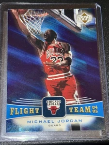 Michael Jordan 2004 cubierta superior FLIGHT TEAM - Colecciona baloncesto raro - Brillante casi nuevo/m - Imagen 1 de 2