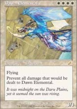 Japanese Dawn Elemental ~ Near Mint Scourge Foreign MTG Magic UltimateMTG White