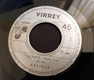 CACIQUE "Cacique / Playin" Psych Latin Funk Soul NM PERU 45 Listen - Imagen 1 de 2