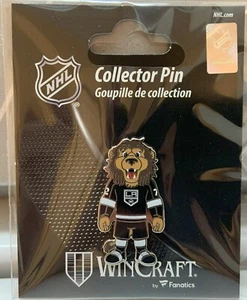 LOS ANGELES KINGS MASCOT BAILEY COLLECTOR PIN NEW WINCRAFT - Picture 1 of 1