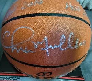 Golden State Warriors Chris Mullin Autographed Basketball W/ INSCRIPTIONS PSA... - Picture 1 of 3
