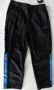 NWT Under Armour 4 Boy's Brawler Black/Blue Athletic Pants New - Picture 1 of 2