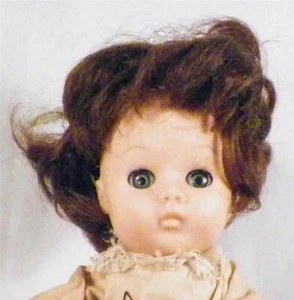 Vintage Vogue Ginny Doll Plastic Brown Hair German Germany Ethnic Costume Cute - Picture 1 of 8