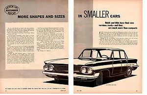 1960 BUICK & OLDSMOBILE COMPACT ~ ORIGINAL 4-SEITIGER ARTIKEL - Bild 1 von 1