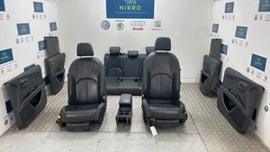 SEAT LEON ESTATE COMPLETE BLACK LEATHER HEATED INTERIOR SEATS FITS 2013 TO 2020 - Picture 1 of 22