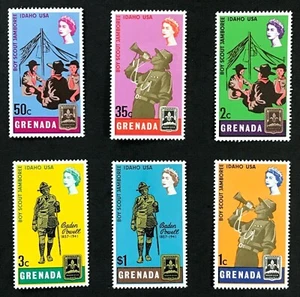 Grenada #268-73 Boy Scout Jamboree - Idaho MNH - Foto 1 di 1