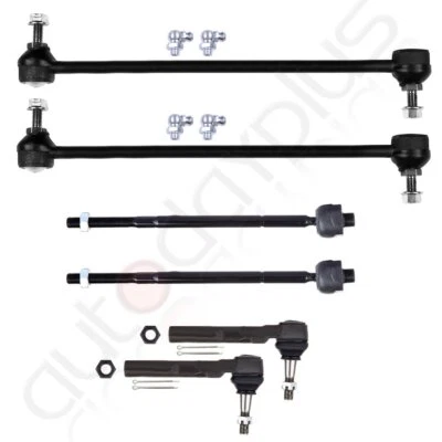 Brand New 6pc Front Suspension Sway Bar Tie Rod Kit for 06-09 SATURN RELAY EV260 - Image 1 of 4