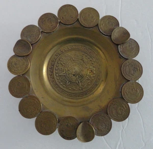 Myan Calendar Coin Ashtray - Picture 1 of 6