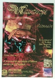 MISANTHROPE "Visionnaire" ~ Vintage Magazine PRINT AD death doom RARE 1997 - Picture 1 of 1