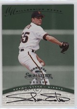 1997 Donruss Signature Series Authentic Millennium Marks /1000 Shawn Estes Auto