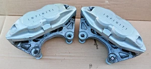 '08-18 INFINITI G37 Q60 Q50 Akebono OEM Left Right Aluminum Front Brake Calipers - Picture 1 of 14