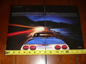 Corvette 2001 anuncio original de 2 páginas - Imagen 1 de 6