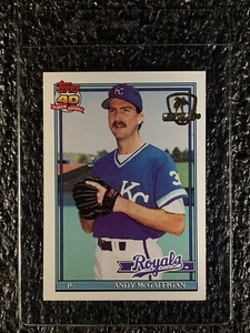 1991 Topps Desert Shield #671 Andy McGaffigan NM