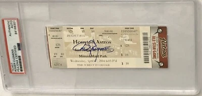 Roger Clemens Signed Full Ticket 1st Game 2004 PSA Autographed Houston Astros - Image 1 of 4