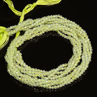 MC426A Prehnite Faceted Rondelle Beads Good Quality Prehnite Rondelle Beads 9 Inch Strand 8-8.50 mm