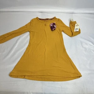 Long Sleeve Dress Scrunchie Set Sz 4 Tunic Super Soft MSRP $24 Top Shirt - Picture 1 of 8
