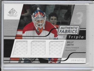 2008-09 SP Game Used Billy Smith Authentic Fabrics Triple Jersey