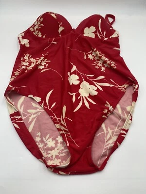 NEWPORT NEWS Size 18 Red One Piece Suit - Image 1 of 4