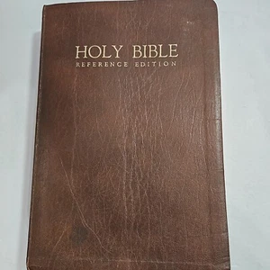 The Holy Bible KJV Giant Print Reference Ed. Thomas Nelson  READ - Picture 1 of 11