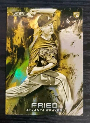 2018 Topps Fire Gold Minted #28 Max Fried - Image 1 of 2