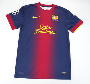 READ** Sergio Busquets Barcelona FCB Nike Mens Size S Shirt Jersey Qatar 16
