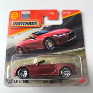 MATCHBOX Short Card MBX 2024 2021 LEXUS LC 500 RED 44/125 C0859 - Picture 1 of 1