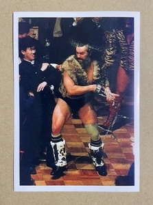 1980s Bruiser Brody Photo 89mm×127mm Entering the Ring NWA WWWF NJPW AJPW Fuji - Picture 1 of 2