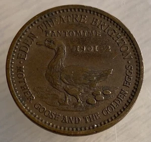 1901-2 Medaille Queen Alexandria & King Edward VII Eden Theatre Brighton - Bild 1 von 4