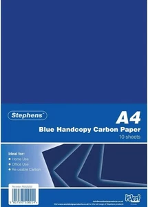 Carbon Paper Blue 40g Typewriter Stephens RS520252 Carbon Paper 10 sheets - Picture 1 of 4