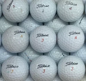 Titleist Used Golf Balls 3A AAA 50 Balls Bulk Popular Titleist Golf Balls. - Picture 1 of 9