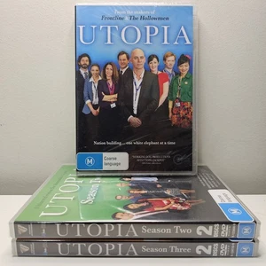 Utopia TV Series Seasons 1-3 DVD 1 2 3 PAL 6 Discs Region 4 - Brand New & Sealed - Picture 1 of 11