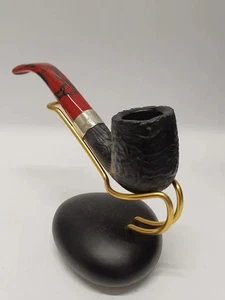 Peterson Pipa Dracula Sandblasted 65 Fishtail - NUOVA - - Picture 1 of 3