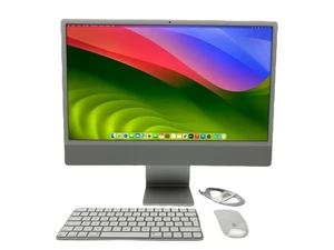 Apple iMac 24" M1 8-Core CPU 8-Core GPU 8GB RAM 512 GB SSD SILBER refurbished - Bild 1 von 5