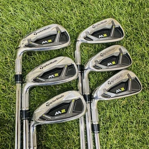 TaylorMade M2 Iron Set 6pcs 5-PW Original Steel Flex S Left-Handed - Picture 1 of 9