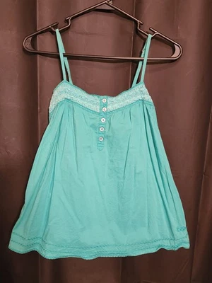 Vintage Billabong Camisole Tank, Size Small, Turquoise Blue - Image 1 of 4