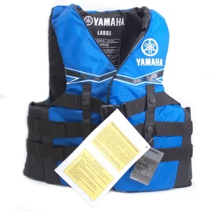 Yamaha New OEM Men's Large Blue Nylon Value Life Jacket, MAR-21V3B-BL-LG - Picture 1 of 12