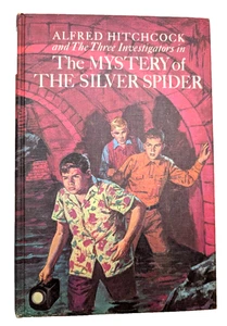 ALFRED HITCHCOCK THREE INVESTIGATORS #8 THE MYSTERY OF THE SILVER SPIDER HTE - Picture 1 of 3