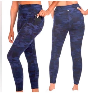 Leggings Danskin blu mimetico XL nuovi - Foto 1 di 7