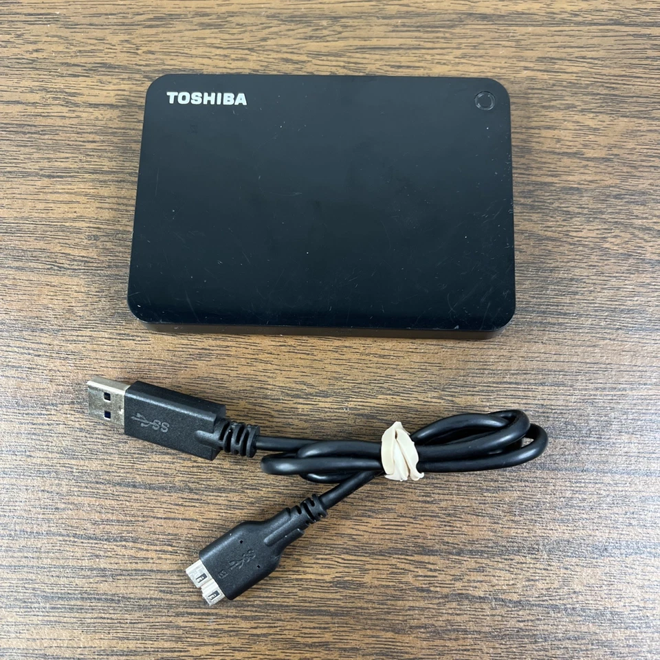 Toshiba 1TB USB 3.0 External Portable Hard Drive Portable HDD DTC910 *TESTED* - Image 1 of 2