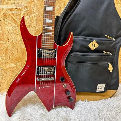 B.C.rich Bich model Red 3.4Kg W/Gig bag Electric Guitar Used From Japan - Image 1 of 4