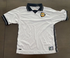 La Galaxy Nike Soccer Jersey Medium Adult Los Angeles Vintage White Jersey USMNT - Picture 1 of 2