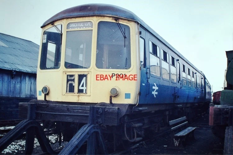 PHOTO  2-CAR DMU (CLASS 103) SET NO P201 AT TAUNTON  CARS NO W50413 (CLASS 103) - Image 1 of 1