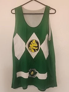 MIGHTY MORPHIN POWER RANGERS: REVERSIBLE SLEEVELESS TOP / SIZE L 2014 - Picture 1 of 4