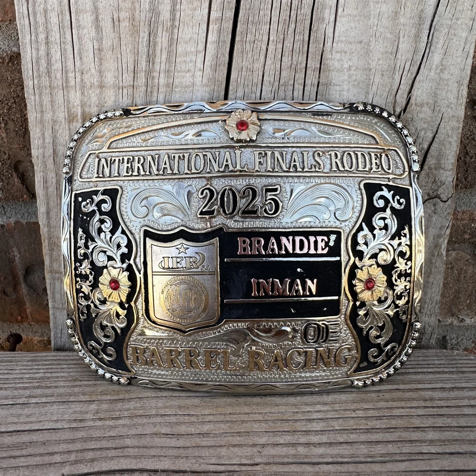 Пряжка на ремень в стиле ковбойского трофея родео с международными финалами родео - Изображение 1 из 1