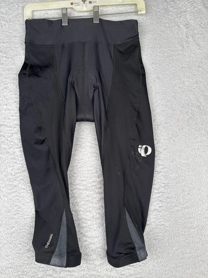 Pearl Izumi Capri Para Hombres Mediano Negro Elite Térmico Ciclismo 3/4 CÁLIDO Acolchado Foto 1 de 4