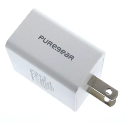 SET OF 2X PureGear USB-C Wall Charger 20W AC Adapters White 62436PG - Image 1 of 4