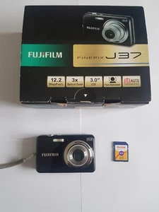 Fujifilm Finepix J37 Black Digital Camera 12.2mp 3X Optical Zoom Boxed VGC Teste - Picture 1 of 13