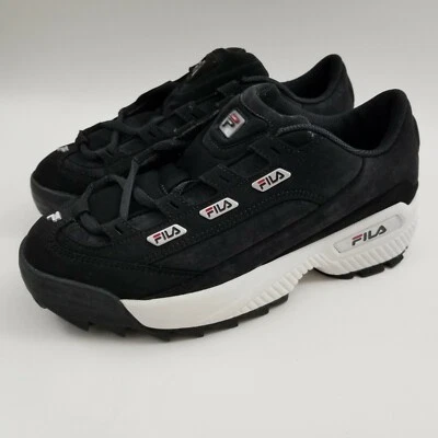 Fila Mujer Cuero Nylon Con Cordones Clásico Vintage Talla 8.5 M Foto 1 de 4